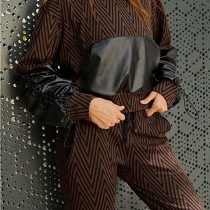 Noli Vienna jacquard jogger